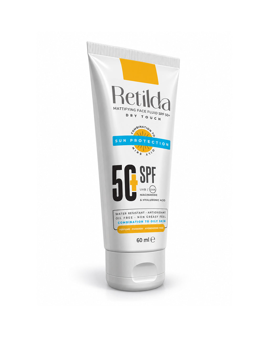Retilda Sunscreen Fluid Dry Touch SPF50+
