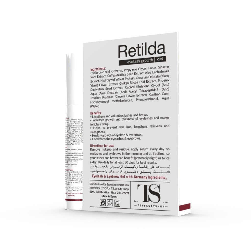 Retilda Eyelash Growth Gel